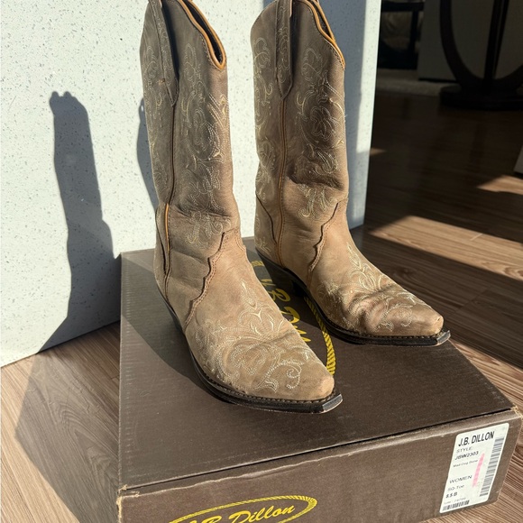 JB Dillon Women’s Snipped Toe Western Boots – Style...